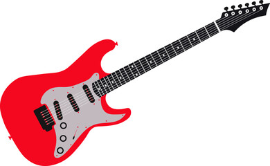 Naklejka na ściany i meble rock electric melody guitar