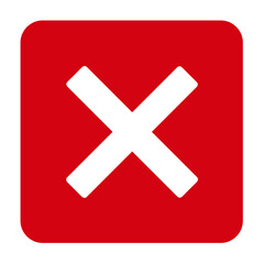 Fototapeta premium red cross icon, Cross Sign