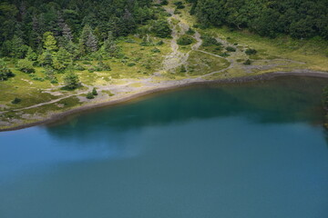 仲秋の日光白根山と五色沼
