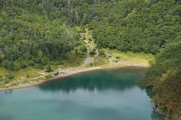 仲秋の日光白根山と五色沼