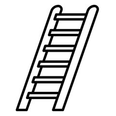 Ladder icon for climbing and construction tools