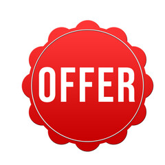 Best choice, order now, special offer, new collection, free delivery sale banners. Red ribbons, tags and stickers. Vector illustration.