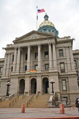 Fototapeta na wymiar Colorado state capitol building in Denver