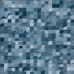 Dark Blue shades abstract background - Geometric Modern Pattern 