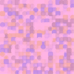 Pink and Orange shades abstract background - Geometric Modern Pattern 