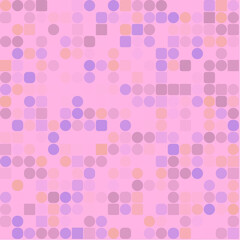 Pink Feminine shades abstract background - Geometric Modern Pattern 