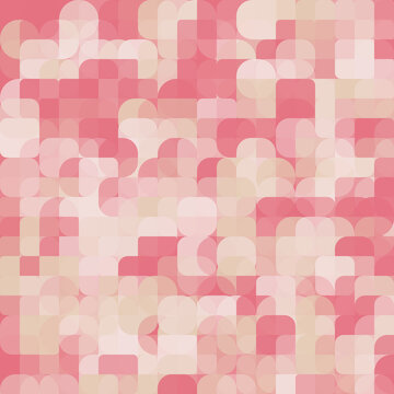 Red & Beige shades abstract background - Geometric Modern Pattern 