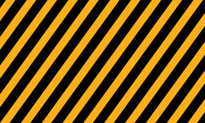 Warning striped rectangular background. Black and yellow stripes on the diagonal.