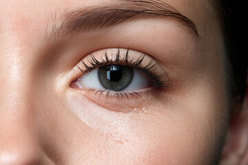 Fototapeta na wymiar close up of a female eye