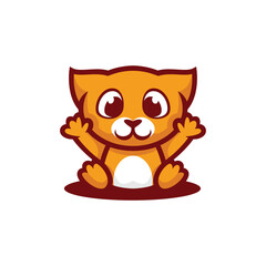 cute cat vector design