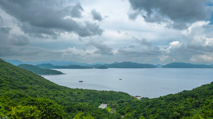 Fototapeta na wymiar June 25 2023 the landscape of Port Shelter, hong kong