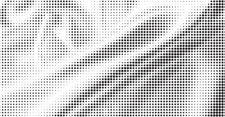 Fototapeta premium Halftone dotted background. Dotted pattern with circles, dots, point large scale. Design element for web banners, posters, cards, wallpapers, sites. 