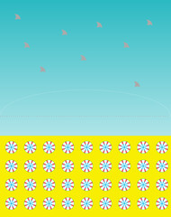Beach and sea background