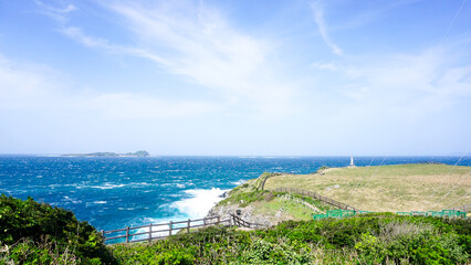 強風が吹く呼子・加部島の絶景 加部島展望台