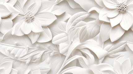 white flower floral work 