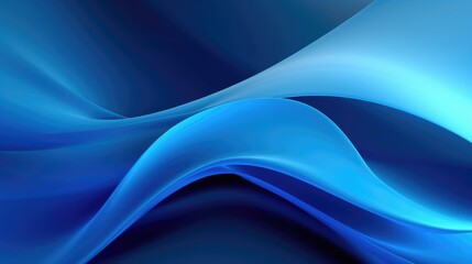 Obraz premium 3D shapes and waves for business presentation background