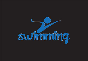 logo designing of swimming club or sport