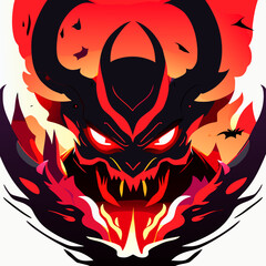 evil monster cartoon