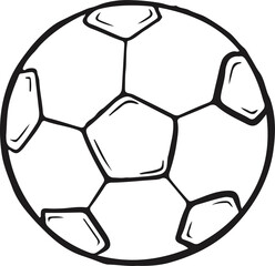 Obraz premium school doodle ball