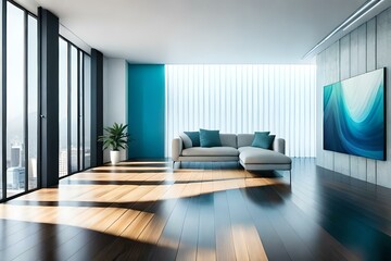 Fototapeta premium modern office interior generativeAI