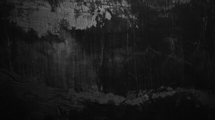 Black wall background of natural paintbrush stroke textured cement or stone old. concrete texture...