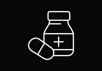 a bottle of medicine