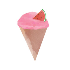 Watermelon ice cream 