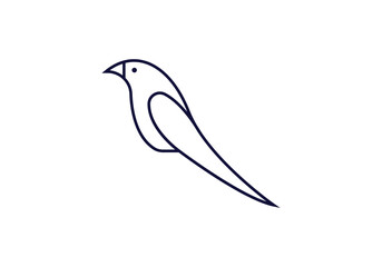 bird shape isolated on white background