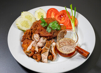 beef steak with vegetables