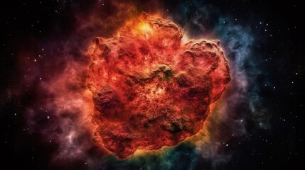 Obraz na płótnie Canvas space galaxy cloud nebula. Stary night cosmos. Universe science astronomy. Supernova background generative AI