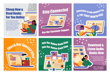 Network collection for online book shop offer