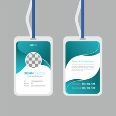 Modern Luxury Professional Id Card Design Template