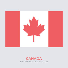 Fototapeta na wymiar National Flag of canada vector design, canada flag transparent design vector png
