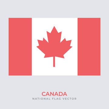 National Flag of canada vector design, canada flag transparent design vector png