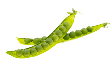 green peas isolated