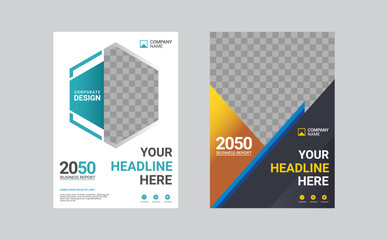 Creative corporate book cover design