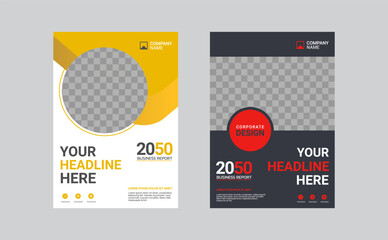 Creative corporate book cover design