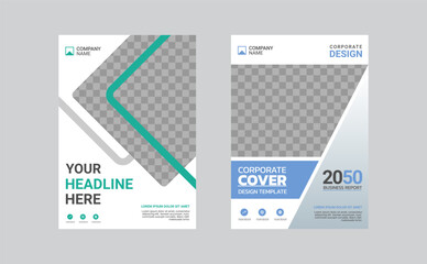 Creative corporate book cover design
