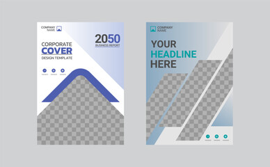 Creative corporate book cover design
