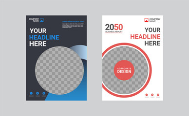 Creative corporate book cover design