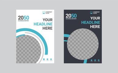 Creative corporate book cover design