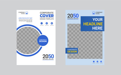 Creative corporate book cover design