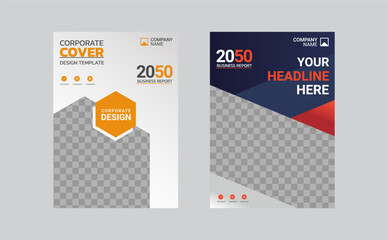 Creative corporate book cover design