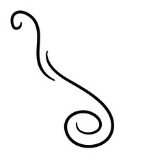 Obraz premium Calligraphic Flourish