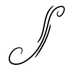 Obraz premium Calligraphic Flourish