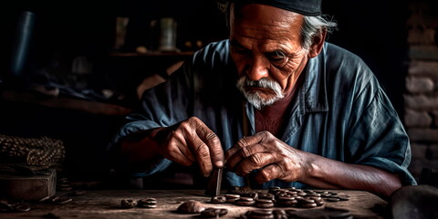 Skilled artisans and craftsmen showcasing their craftsmanship and expertise, demonstrating the artistry and dedication involved in their work