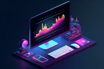 デスクトップパソコン,Generative AI AI画像