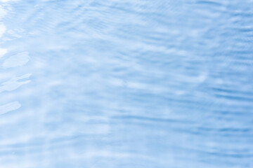 transparent blue clear water or wavy water texture background