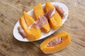 ham and melon