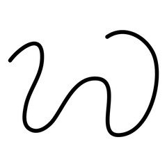 curve line illustration element